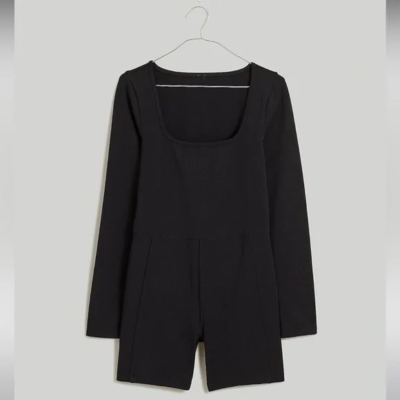 Madewell Knit Long-Sleeve Biker Unitard - Picture 5 of 5